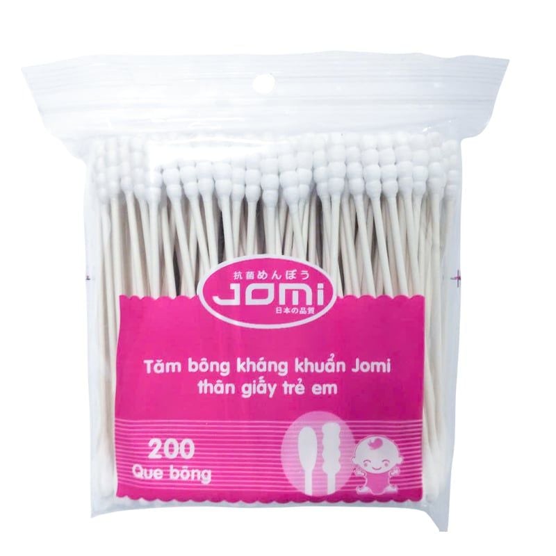 Tăm bông Jomi - Túi trẻ em 200c 2 Tăm bông Jomi - Túi trẻ em 200c - Ảnh 2