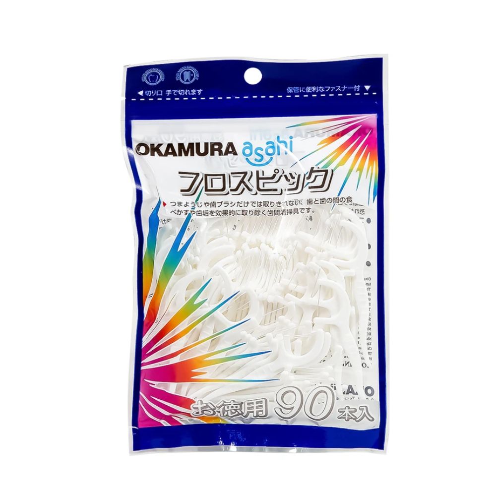 Tăm Chỉ Kẽ Răng Okamura 90 Cây Làm Sạch Kẽ Răng Chăm Sóc Răng Miệng 1 Tăm Chỉ Kẽ Răng Okamura 90 Cây Làm Sạch Kẽ Răng Chăm Sóc Răng Miệng