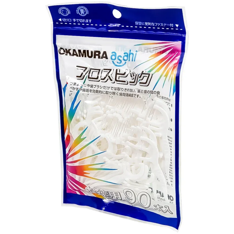 Tăm Chỉ Kẽ Răng Okamura 90 Cây Làm Sạch Kẽ Răng Chăm Sóc Răng Miệng 3 Tăm Chỉ Kẽ Răng Okamura 90 Cây Làm Sạch Kẽ Răng Chăm Sóc Răng Miệng - Ảnh 3