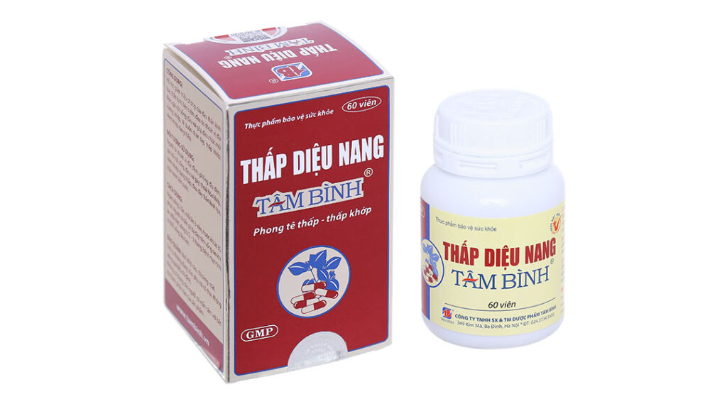 Thấp Diệu Nang Tâm Bình (chai 60 viên)