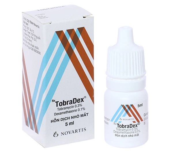 Thuốc nhỏ mắt TobraDex - Chai 5ml 2 Thuốc nhỏ mắt TobraDex - Chai 5ml - Ảnh 2