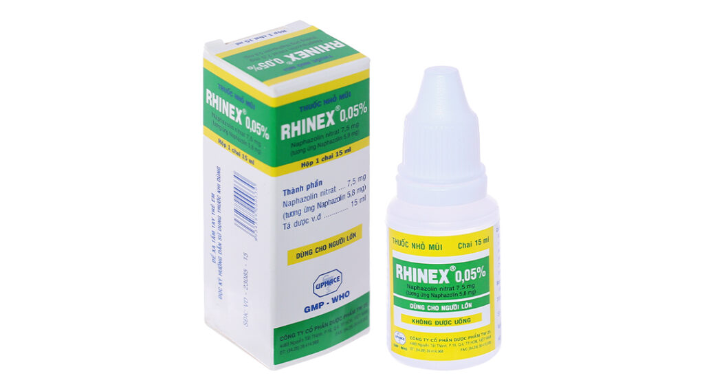 Thuốc nhỏ mũi RHINEX 0,05% giảm sung huyết trong mũi - Chai 15ml 2 Thuốc nhỏ mũi RHINEX 0,05% giảm sung huyết trong mũi - Chai 15ml - Ảnh 2