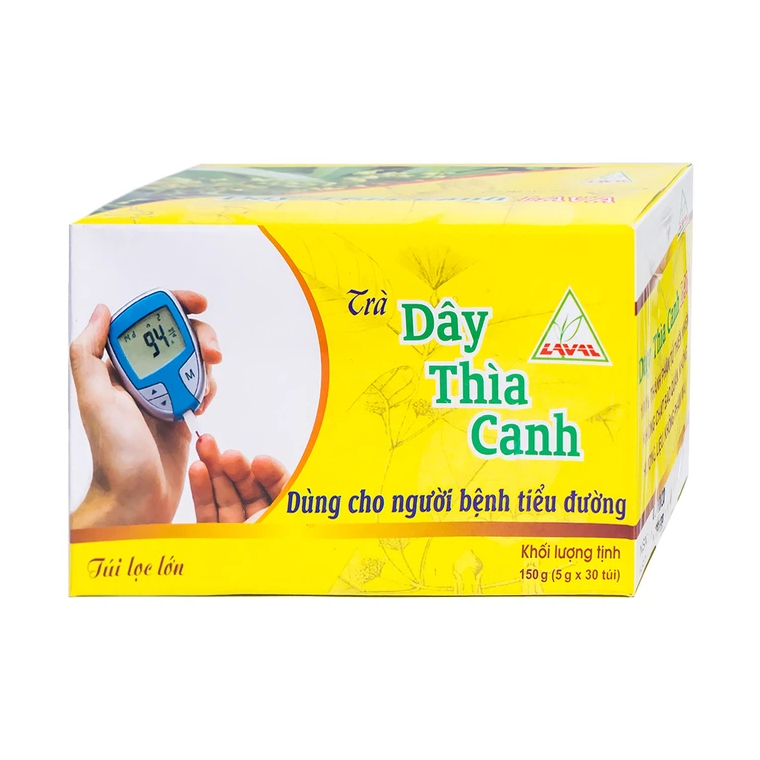 Trà Dây Thìa Canh LAVA tiểu đường Hộp 30 túi 1 Trà Dây Thìa Canh LAVA tiểu đường Hộp 30 túi