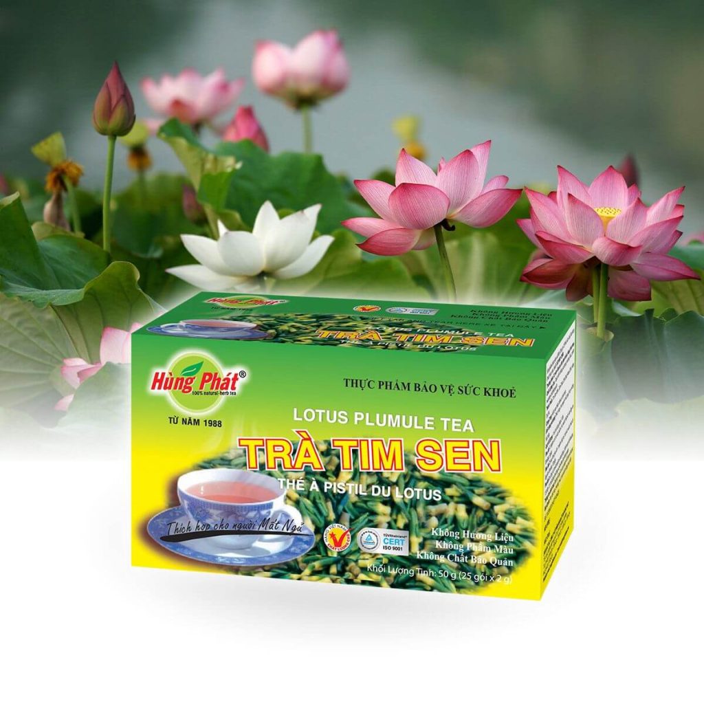 Trà tim sen Hùng Phát (Hộp 25 gói) 3 Trà tim sen Hùng Phát (Hộp 25 gói) - Ảnh 3