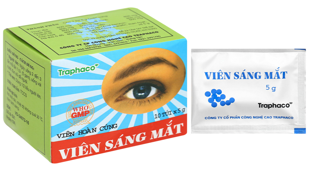 Viên Sáng Mắt Traphaco (hộp 10 túi x 5g viên hoàn) 2 Viên Sáng Mắt Traphaco (hộp 10 túi x 5g viên hoàn) - Ảnh 2
