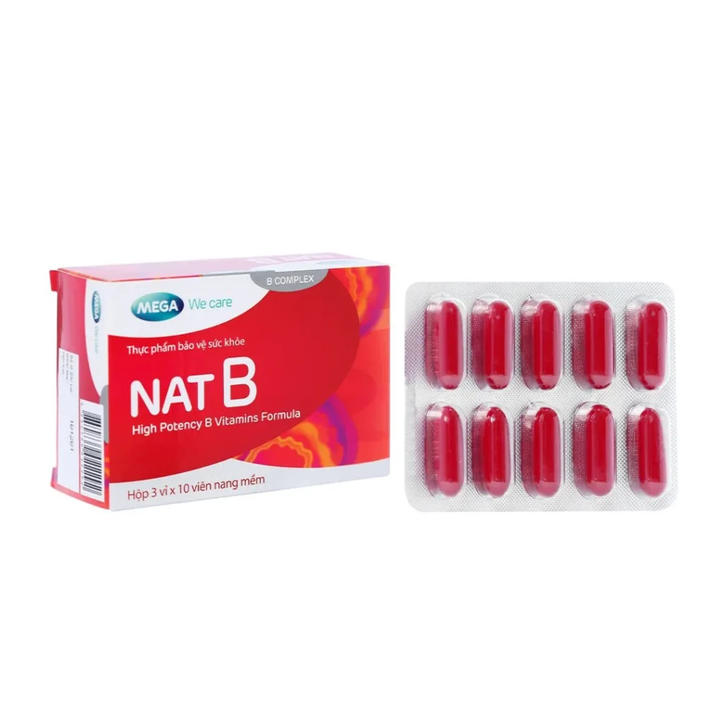 Viên Uống Mega NAT B Hộp 30 viên 3 Viên Uống Mega NAT B Hộp 30 viên - Ảnh 3