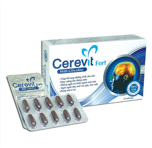 Viên uống Cerevit Fort Megapharco giúp bổ huyết, tăng cường tuần hoàn não (hộp 30 viên) - Minpharmacy 2 Viên uống Cerevit Fort Megapharco giúp bổ huyết, tăng cường tuần hoàn não (hộp 30 viên) - Minpharmacy - Ảnh 2