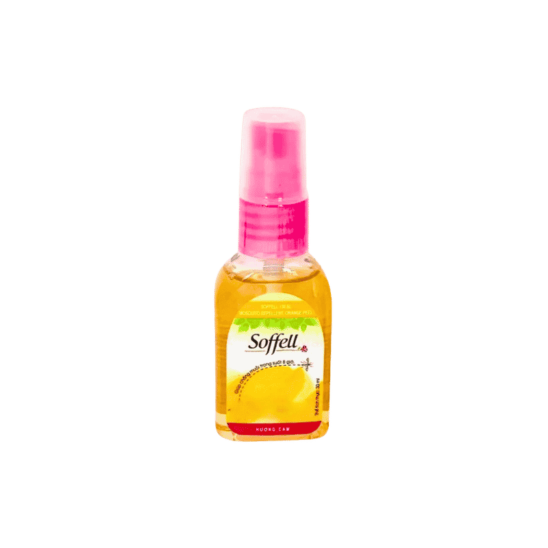 XỊT CHỐNG MUỖI SOFFELL dạng phun sương Chai 30ml - Hương cam 4 XỊT CHỐNG MUỖI SOFFELL dạng phun sương Chai 30ml - Hương cam - Ảnh 4