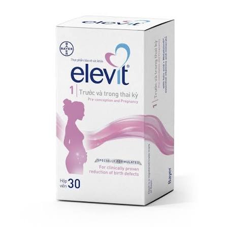 ELEVIT Bayer cho Bà bầu (hộp 30 viên) 1 ELEVIT Bayer cho Bà bầu (hộp 30 viên)