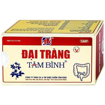 Đại tràng TÂM BÌNH hộp 60 viên 1 Đại tràng TÂM BÌNH hộp 60 viên