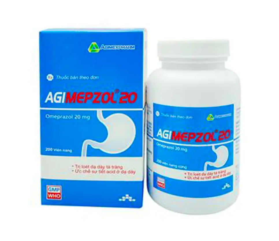 AGIMEPZOL 20MG AGIMEXPHARM (OMEPRAZOLE ) 1 AGIMEPZOL 20MG AGIMEXPHARM (OMEPRAZOLE )