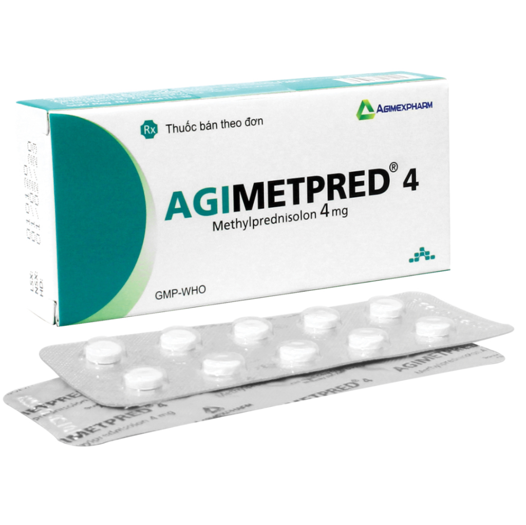 AGIMETPRED 4MG AGIMEXPHARM (METHYLPREDNISOLON) 1 AGIMETPRED 4MG AGIMEXPHARM (METHYLPREDNISOLON)
