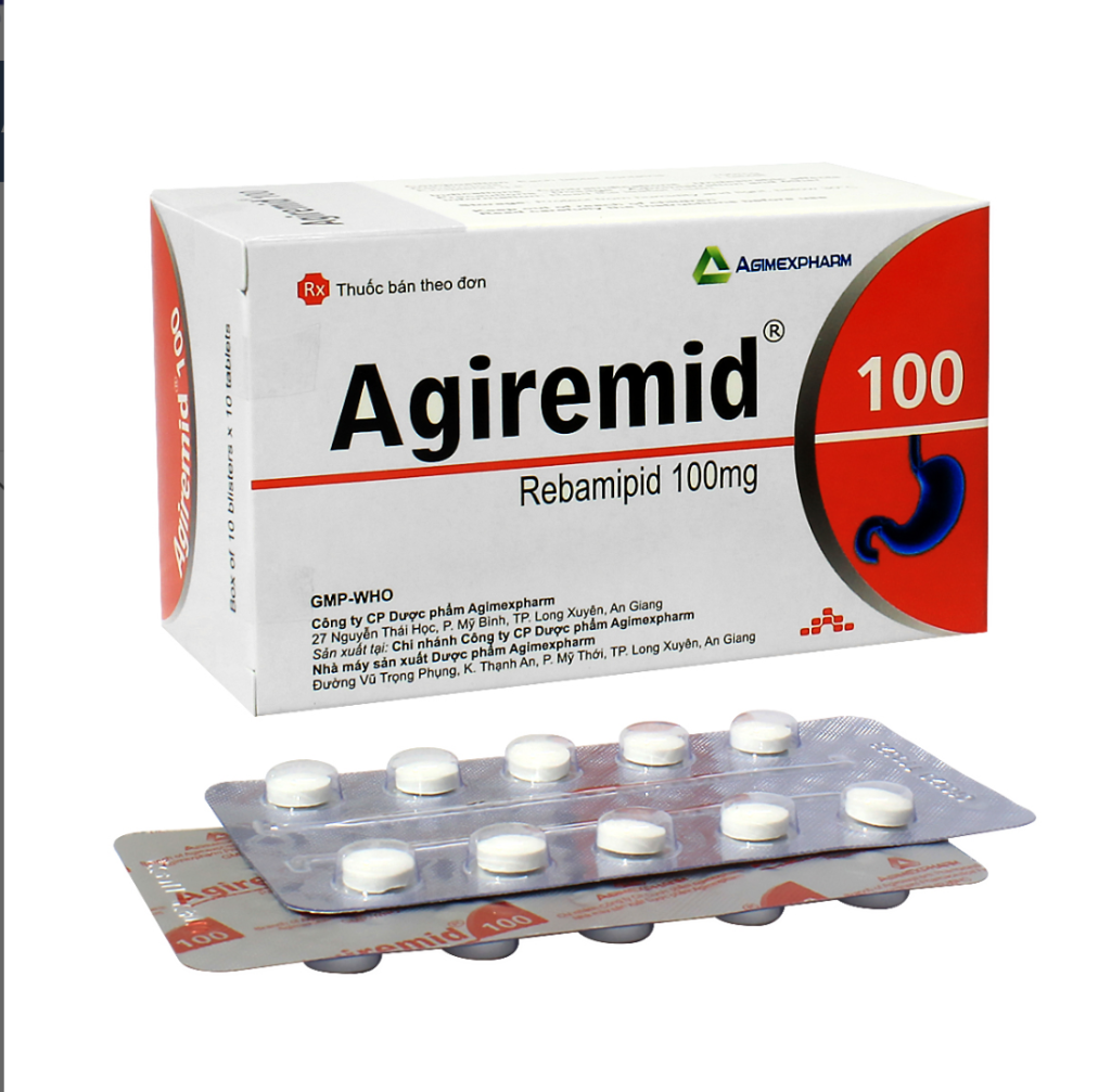 AGIREMID 100 AGIMEXPHARM (REBAMIPID ) 1 AGIREMID 100 AGIMEXPHARM (REBAMIPID )
