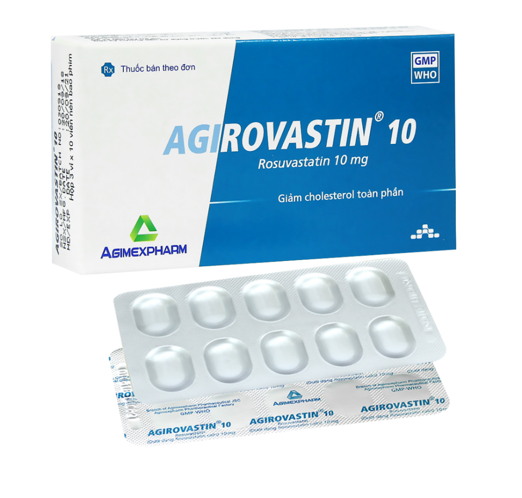 AGIROVASTIN 10 AGIMEXPHARM (ROSUVASTATIN ) 1 AGIROVASTIN 10 AGIMEXPHARM (ROSUVASTATIN )