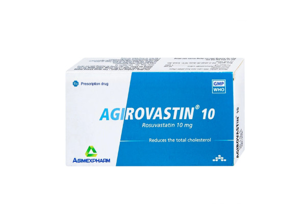 AGIROVASTIN 10 AGIMEXPHARM (ROSUVASTATIN ) 2 AGIROVASTIN 10 AGIMEXPHARM (ROSUVASTATIN ) - Ảnh 2