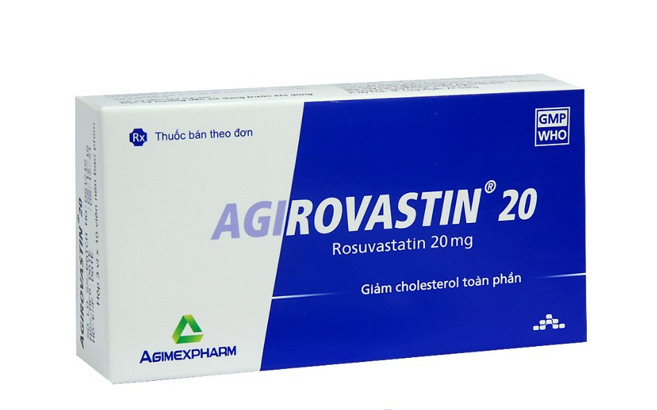 AGIROVASTIN 20 AGIMEXPHARM (ROSUVASTATIN) 2 AGIROVASTIN 20 AGIMEXPHARM (ROSUVASTATIN) - Ảnh 2