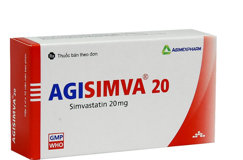 AGISIMVA 20 AGIMEXPHARM (SIMVASTATIN) 2 AGISIMVA 20 AGIMEXPHARM (SIMVASTATIN) - Ảnh 2