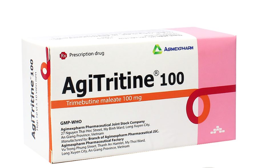 AGITRITINE 100 AGIMEXPHARM (TRIMEBUTINE ) 2 AGITRITINE 100 AGIMEXPHARM (TRIMEBUTINE ) - Ảnh 2