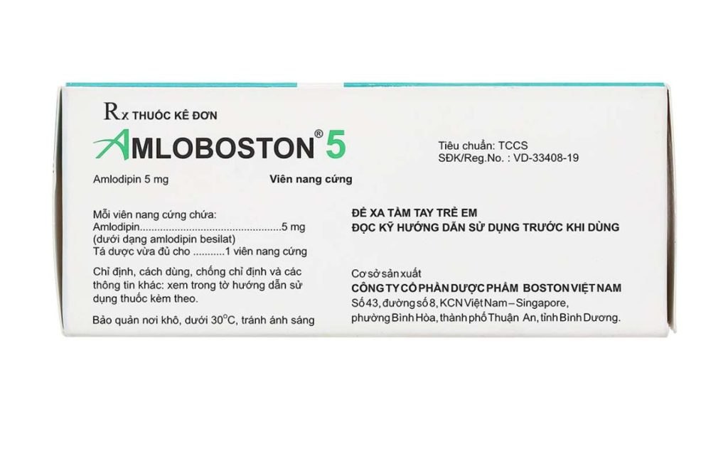 AMLOBOSTON 5 - Boston (3 vỉ x 10 viên) 3 AMLOBOSTON 5 - Boston (3 vỉ x 10 viên) - Ảnh 3