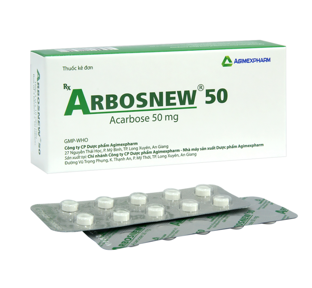 ARBOSNEW 50 AGIMEXPHARM (ARCARBOSE) 1 ARBOSNEW 50 AGIMEXPHARM (ARCARBOSE)