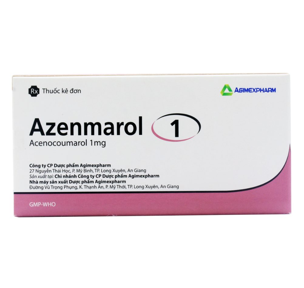 AZENMAROL 1 AGIMEXPHARM (ACENOCOUMAROL ) 2 AZENMAROL 1 AGIMEXPHARM (ACENOCOUMAROL ) - Ảnh 2