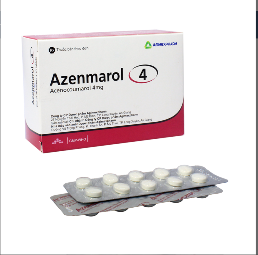 AZENMAROL 4 AGIMEXPHARM (ACENOCOUMAROL) 1 AZENMAROL 4 AGIMEXPHARM (ACENOCOUMAROL)