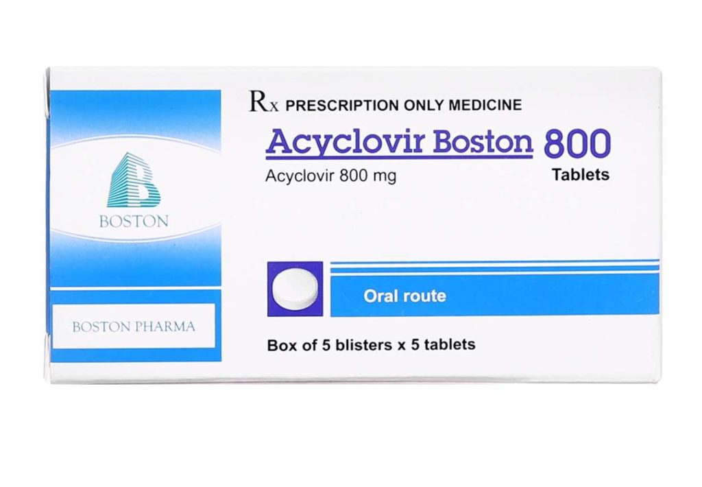 Acyclovir Boston 800 - Boston (5 vỉ x 5 viên) 3 Acyclovir Boston 800 - Boston (5 vỉ x 5 viên) - Ảnh 3