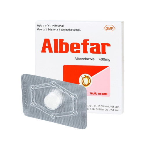 Albefar 400mg Pharmedic 1 vỉ x 1 viên 1 Albefar 400mg Pharmedic 1 vỉ x 1 viên