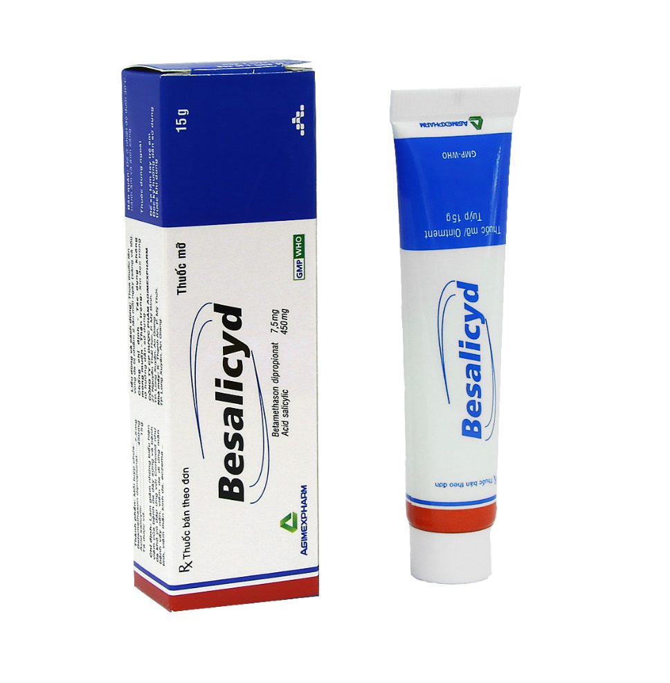Thuốc mỡ Besalicyd Agimexpharm điều trị vẩy nến, viêm da dị ứng mãn tính (15g) 2 Thuốc mỡ Besalicyd Agimexpharm điều trị vẩy nến, viêm da dị ứng mãn tính (15g) - Ảnh 2