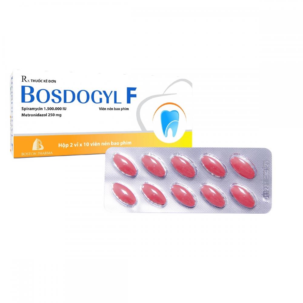 BOSDOGYL F - Boston (2 vỉ x 10 viên) 1 BOSDOGYL F - Boston (2 vỉ x 10 viên)
