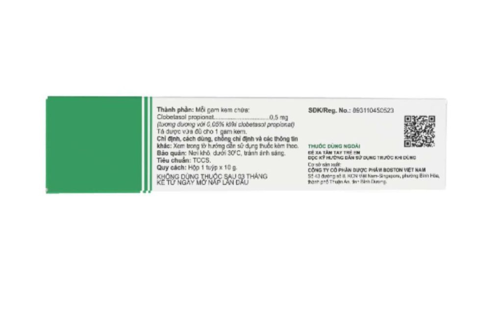 BOSMOVAT - Boston 1 tuýp 10g 3 BOSMOVAT - Boston 1 tuýp 10g - Ảnh 3