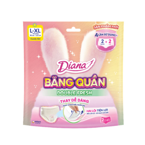 BVS Diana Băng Quần Double Fresh L-XL 2chiếc 1 BVS Diana Băng Quần Double Fresh L-XL 2chiếc