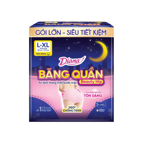 BVS Diana băng quần Beauty Hip - Size L-XL Gói 5M 1 BVS Diana băng quần Beauty Hip - Size L-XL Gói 5M