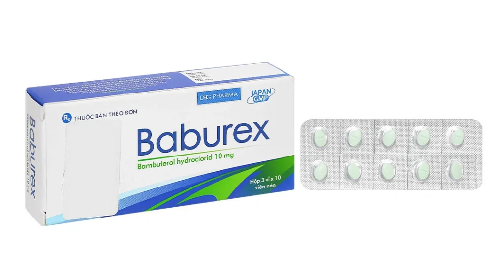 Baburex 10mg (3 vỉ x 10 viên) 1 Baburex 10mg (3 vỉ x 10 viên)