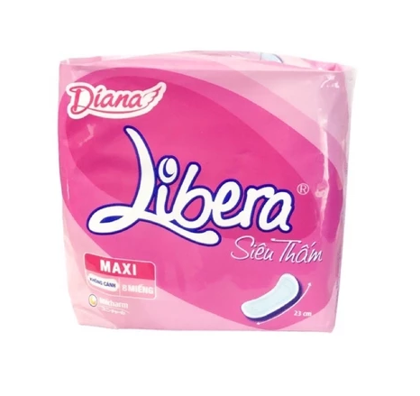 Băng Vệ Sinh Diana Libera Dày Cánh/ Không Cánh (8 Miếng/ Gói) 3 Băng Vệ Sinh Diana Libera Dày Cánh/ Không Cánh (8 Miếng/ Gói) - Ảnh 3