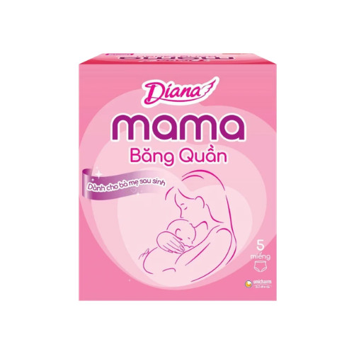 Băng vệ sinh Diana Mama size L-XL 5 miếng 1 Băng vệ sinh Diana Mama size L-XL 5 miếng