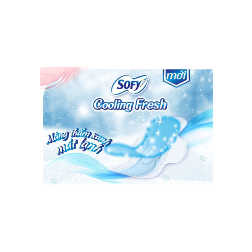 Băng vệ sinh siêu mỏng mát lạnh có cánh Sofy Cooling Fresh 23cm 8 miếng 3 Băng vệ sinh siêu mỏng mát lạnh có cánh Sofy Cooling Fresh 23cm 8 miếng - Ảnh 3