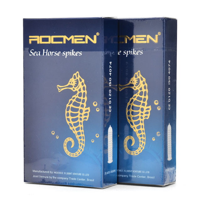 Bao Cao Su Rocmen Cá Ngựa Xanh 10 Cái, Gân Gai Gel Bôi Trơn 3 Bao Cao Su Rocmen Cá Ngựa Xanh 10 Cái, Gân Gai Gel Bôi Trơn - Ảnh 3