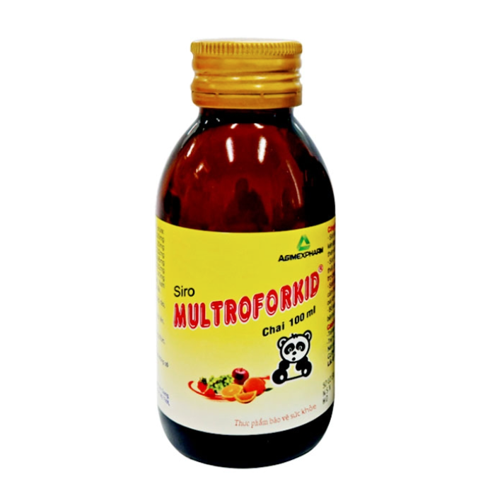 SIRO MULTROFORKID -AGIMEXPHARM 100ML 2 SIRO MULTROFORKID -AGIMEXPHARM 100ML - Ảnh 2