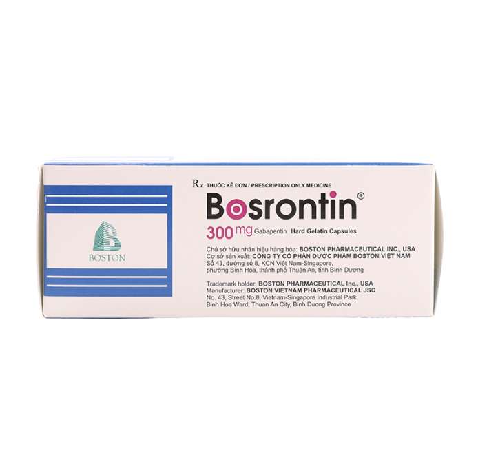 Bosrontin - Boston (10 vỉ x 10 viên) 3 Bosrontin - Boston (10 vỉ x 10 viên) - Ảnh 3