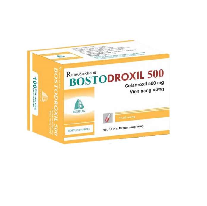 BOSTODROXIL 500 CEPHADROXIL -BOSTON (3 VỈ X 10 VIÊN ) 2 BOSTODROXIL 500 CEPHADROXIL -BOSTON (3 VỈ X 10 VIÊN ) - Ảnh 2