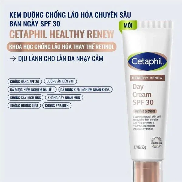 Kem Dưỡng Cetaphil Healthy Renew Day Cream SPF30 50g 3 Kem Dưỡng Cetaphil Healthy Renew Day Cream SPF30 50g - Ảnh 3