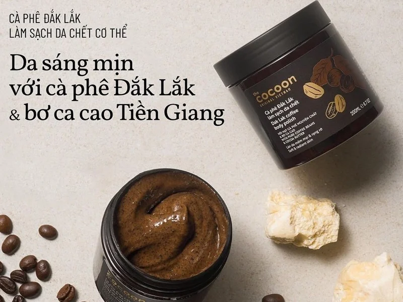 Tẩy Tế Bào Chết Cơ Thể Cocoon Cà Phê Đắk Lắk 200ml 2 Tẩy Tế Bào Chết Cơ Thể Cocoon Cà Phê Đắk Lắk 200ml - Ảnh 2