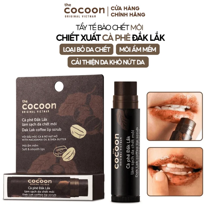 Cà Phê Đắk Lắk Làm Sạch Da Chết Môi Cocoon 5g – Làm Mềm, Mịn Môi 2 Cà Phê Đắk Lắk Làm Sạch Da Chết Môi Cocoon 5g – Làm Mềm, Mịn Môi - Ảnh 2