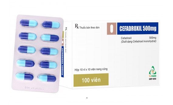 Cefadroxil 500mg (Hộp 10 vỉ x 10 viên) - Tv.Pharm 1 Cefadroxil 500mg (Hộp 10 vỉ x 10 viên) - Tv.Pharm