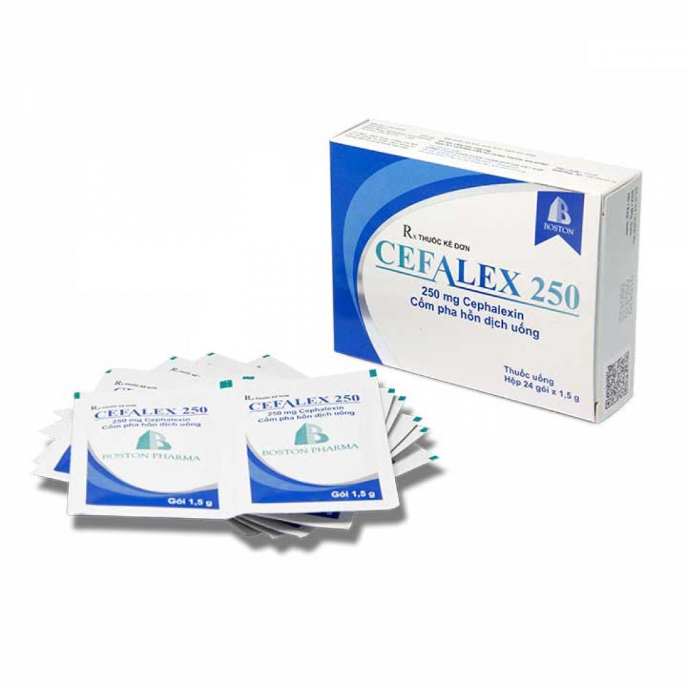 CEFALEX 250 CEPHALEXIN - BOSTON ( 24 GÓI ) 1 CEFALEX 250 CEPHALEXIN - BOSTON ( 24 GÓI )