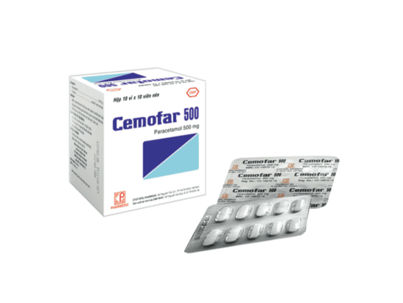 Cemofar 500 Pharmedic 10 vỉ x 10 viên – Điều trị các chứng nhức đầu 1 Cemofar 500 Pharmedic 10 vỉ x 10 viên – Điều trị các chứng nhức đầu
