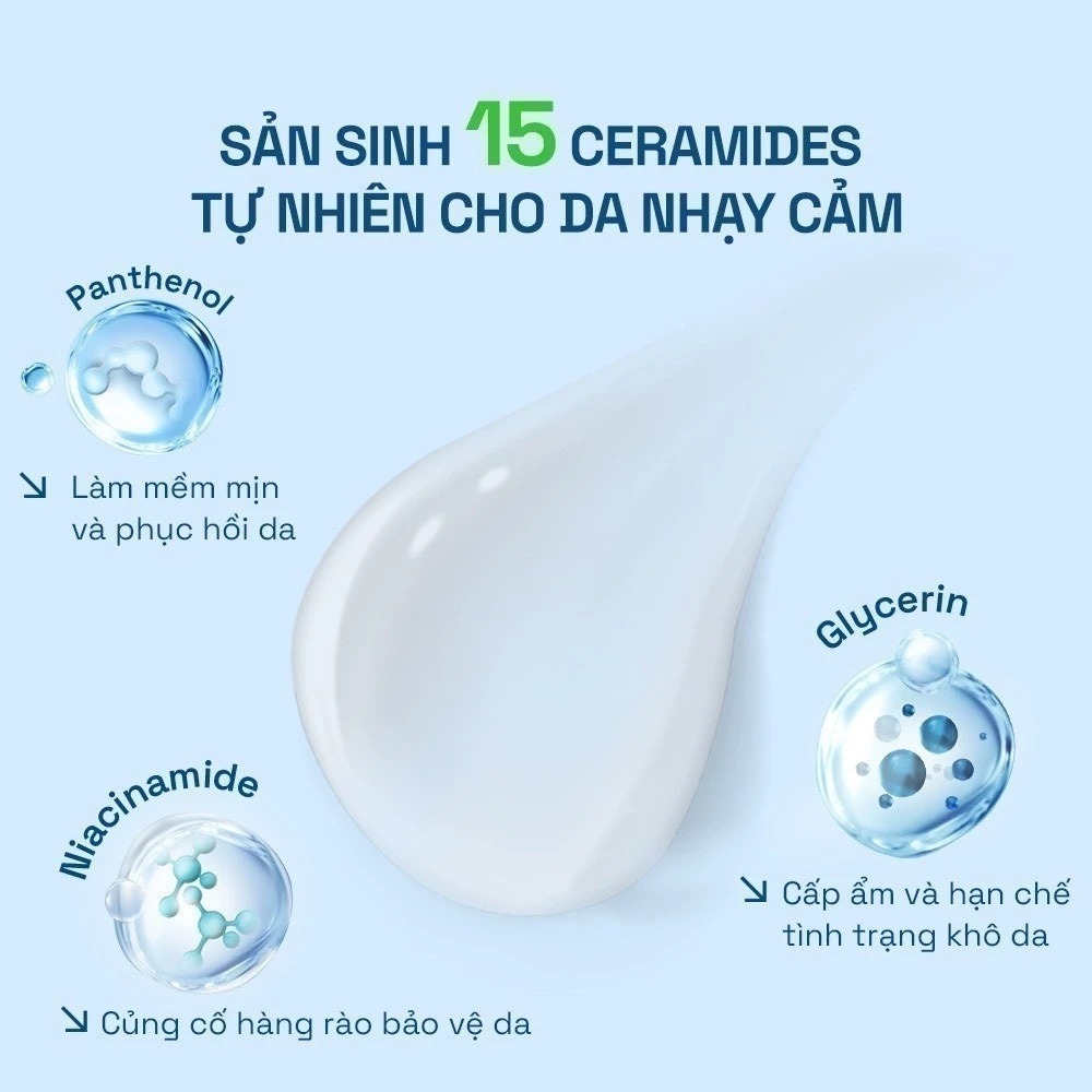 Sữa Rửa Mặt Cetaphil Gentle Skin Cleanser 125ml Dịu Nhẹ 3 Sữa Rửa Mặt Cetaphil Gentle Skin Cleanser 125ml Dịu Nhẹ - Ảnh 3