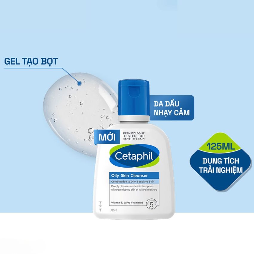 Sữa Rửa Mặt Cetaphil Oily Skin Cleanser 125ml Cho Da Dầu 3 Sữa Rửa Mặt Cetaphil Oily Skin Cleanser 125ml Cho Da Dầu - Ảnh 3