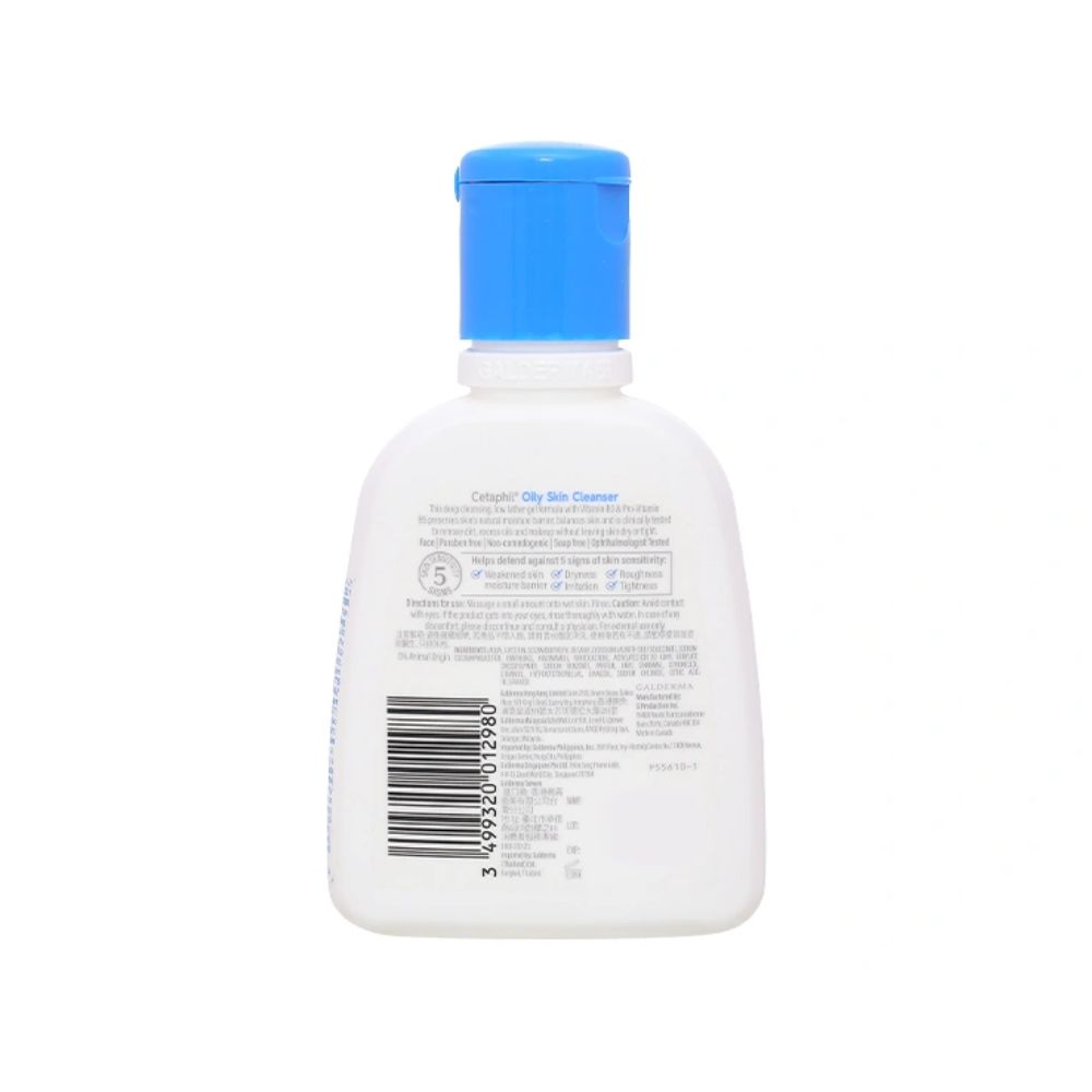 Sữa Rửa Mặt Cetaphil Oily Skin Cleanser 125ml Cho Da Dầu 2 Sữa Rửa Mặt Cetaphil Oily Skin Cleanser 125ml Cho Da Dầu - Ảnh 2